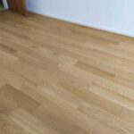 Dub parkety vzor remeň, povrchová úprava Osmo prírodný olej, jemný kartáč a triedenie selekt
