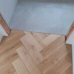 Dub herringbone-stromček parkety v povrchovej úprave prírodný olej, bez kartáča, 4V hrany