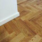 Klasické vlysové stromčekové parkety, eiche Fischgrät Parkett, eiche herringbone oil